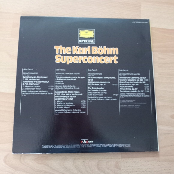 The Karl Bohm Super concert Vinyl - Picture 2 of 7